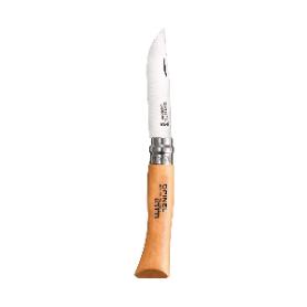 OPINEL NAVAJA CARBONO Nº7 VIROLA BLOQUEO HOJA 8,0 CM 04427VRN