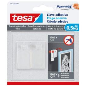 TESA FINSTOCK SMS CLAVO ADHESIVO FIJO PARED  HASTA 0.5 KG 77772
