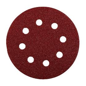 LIJA DISCO 115 MM GRANO 60 VELCRO 8 AGUJEROS  49491806
