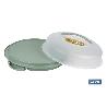 TARTERA REDONDA VERDE OPACA PAVLOVA CON ASAS Ø34,5 X 11 CM   CAJA 10 UNID.