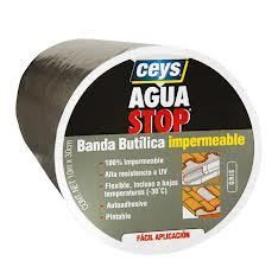 CINTA EXTREMA AGUA STOP 10CM NEGRA 1.5MT