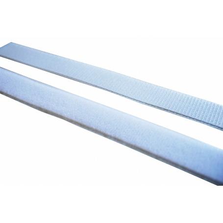 VELCRO MACHO ADHESIVO BLANCO 20 MM