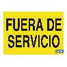 SEÑAL POLIESTIRENO 297X210 FUERA DE SERVICIO