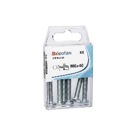 BL 6 UDS. DIN-933 M-6X40 Z   CAJA 12 UNID.