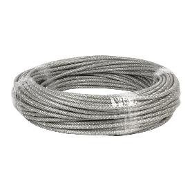 CABLE ACERO (6MM) 4X6MM  6X7+1 PLAST. (50M)