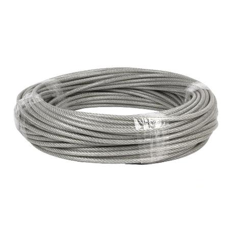 CABLE ACERO (12MM) 10X12MM  6X19+1 PLAST. (50 M)