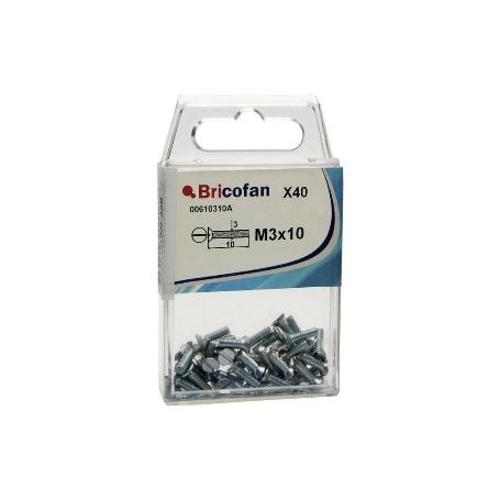 BLÍSTER DE 40 UDS. DIN-963  M-3X10 VENTA UNITARIA