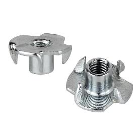 TUERCA CLAVABLE HIERRO ZINCADA M-6   CAJA 500 UNID.