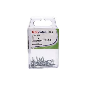 BLÍSTER DE 25 UDS. ALCAYATA ROSCADA 14X25 VENTA UNITARIA