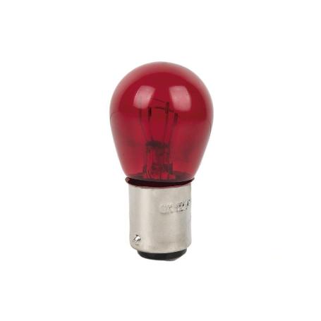 LÁMPARA COFAN 2 POLOS ROJA CENTRADA P21/5W (BAY15D) 12V   CAJA 10 UNID.