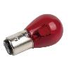 LÁMPARA COFAN 2 POLOS ROJA CENTRADA P21/5W (BAY15D) 12V VENTA UNITARIA