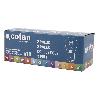 LÁMPARA COFAN 2 POLOS ÁMBAR DESCENTRADA P21/5W (BAZ15D) 12V   CAJA 10 UNID.