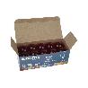 LÁMPARA COFAN 2 POLOS ROJA DESCENTRADA P21/5W (BAW15D) 12V   CAJA 10 UNID.