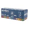 LÁMPARA COFAN 2 POLOS ROJA DESCENTRADA P21/5W (BAW15D) 12V VENTA UNITARIA