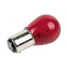 LÁMPARA COFAN 2 POLOS ROJA DESCENTRADA P21/5W (BAW15D) 12V VENTA UNITARIA