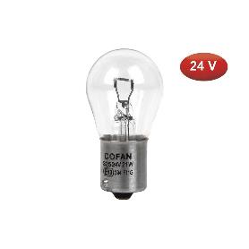 LÁMPARA COFAN 1 POLO P21W (BA15S) 24V   CAJA 10 UNID.