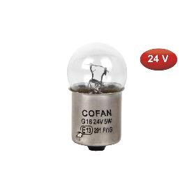 LÁMPARA COFAN PILOTO R5W (BA15S) 24V VENTA UNITARIA