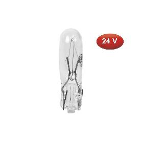 LÁMPARA S/CASQUILLO W1,2-T5 (W2X4, 6D) 24V   CAJA 10 UNID.