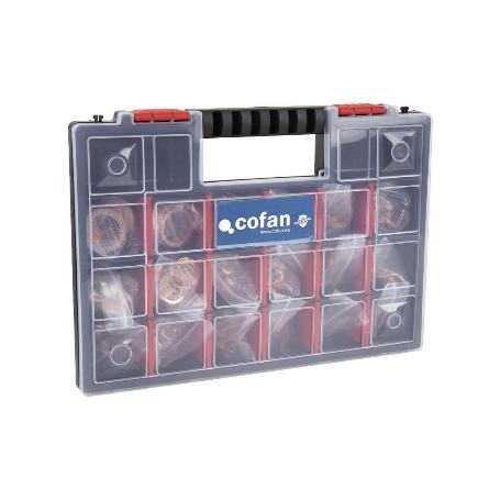 MALETIN 400 ARANDELAS DE COBRE