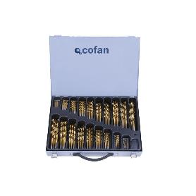 MALETIN SURTIDO BROCAS TITANIO 1-10 - 125 UNDS.