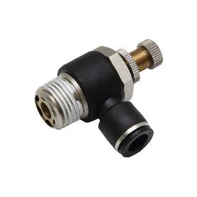 REGULADOR CÓNICO UNIDIRECCIONAL PARA CILINDRO T-8 R-1/8   CAJA 5 UNID.