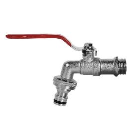 GRIFO CON MANETA PARA MANGUERA 3/4 X 1