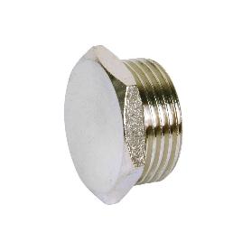 TAPON HEX. ROSCA MACHO R-1/8 VENTA UNITARIA