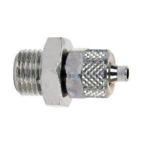 RECTO MACHO ROSCA METRICA T6/4 - M6   CAJA 5 UNID.