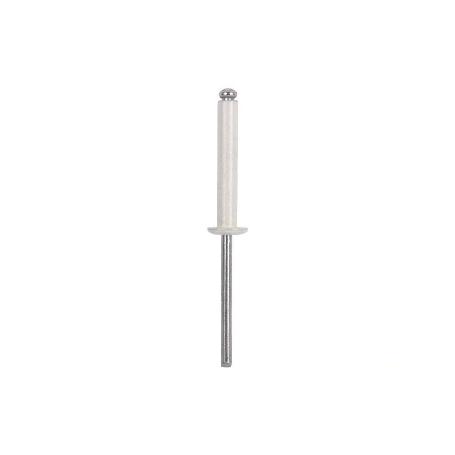 REMACHE ALUMINIO NORMAL BLANCO 4 X 8 MM   CAJA 1000 UNID.