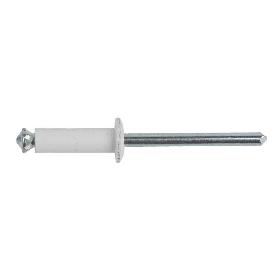 REMACHE DE FLOR BLANCO 4 X 20 MM   CAJA 500 UNID.
