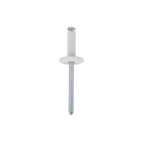 REMACHE FLOR ALA ANCHA 4 X 20 MM BLANCO   CAJA 250 UNID.