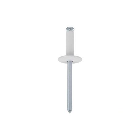 REMACHE FLOR CABEZA ANCHA BLANCO 4,8 X 16 MM   CAJA 250 UNID.