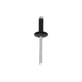REMACHE FLOR CABEZA ANCHA NEGRO 4,8 X 16 MM   CAJA 250 UNID.
