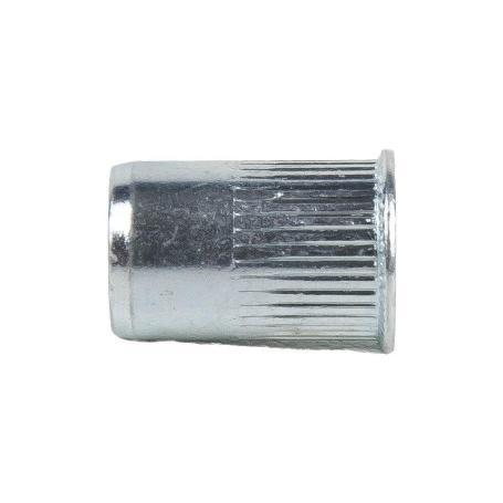TUERCAS REMACHABLES RANURADAS CABEZA REDUCIDA ACERO M6   CAJA 500 UNID.