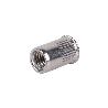 TUERCAS REMACHABLES RANURADAS CABEZA REDUCIDA INOX A-2 M6   CAJA 500 UNID.