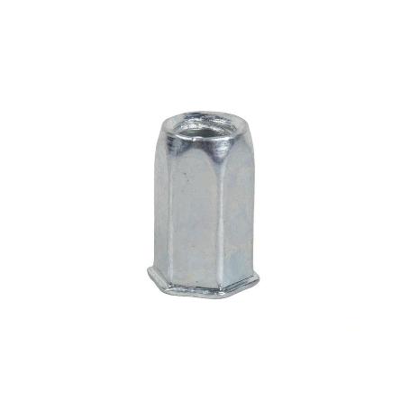 TUERCAS REMACHABLES HEXAGONAL CABEZA REDUCIDA ACERO M10   CAJA 200 UNID.