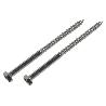 SET DE 2 PCS. PARA SANITARIO WC TACO LARGO 6 X 80 MM INOX.