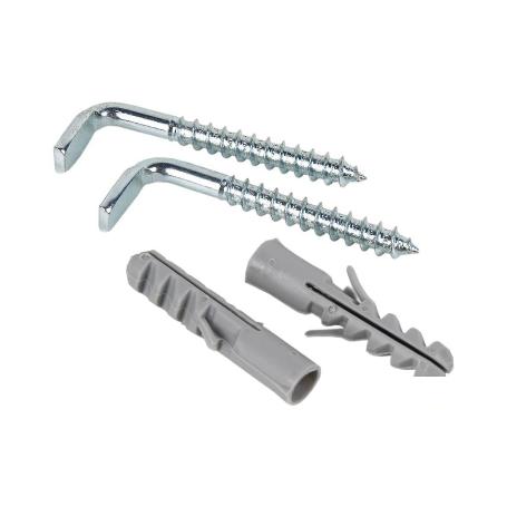 SET DE 2 PCS. TACO Y ALCAYATA PARA TERMO Y CALENTADOR 8 X 65 MM