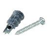 TACO ZAMAK 13X32 PARA PLACAS C/TORNILLO 4,2X32 VENTA UNITARIA