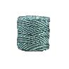 BOBINA CORDON TRENZADO POLI 5 MM 200 MTS BCO/ VDE