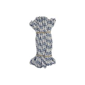 MADEJA CUERDA TRENZADA POLI 10MM 10M BLANCO