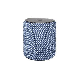 CUERDA HELICOIDAL 12MM 50 M. BCO/AZUL
