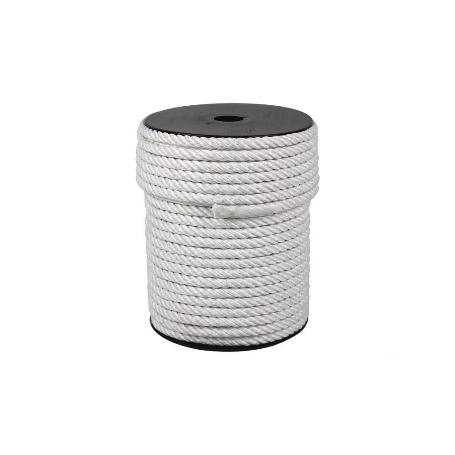 CARRETE CUERDA NYLON MATE 3/C 6 MM 200 MTS BCO