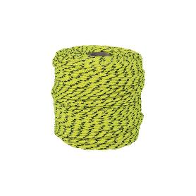 CORDÓN TRENZADO HIPPIE AMARILLO/NEGRO 3MM X 25 M