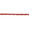 CORDÓN TRENZADO HIPPIE ROJO/AMARILLO 3MM X 100 M