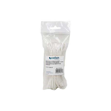 MADEJA CORDÓN POLIÉSTER REFORZADO 5 MM 5 M BLANCO