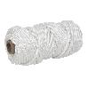 BOBINA CORDÓN POLIÉSTER REFORZADO 5 MM 25 M BLANCO