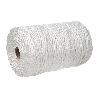ROLLO GRANDE CORDÓN POLIÉSTER REFORZADO 5 MM 200 M BLANCO
