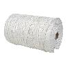 ROLLO GRANDE CORDÓN POLIÉSTER REFORZADO 5 MM 200 M BLANCO