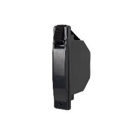 RECOGEDOR CINTA PERSIANA COMPACTO NEGRO 14 MM